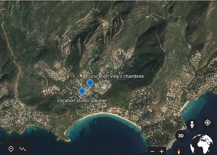 Apartmán Vue Mer- Beau - Terrasse Abritee - Wi-fi - Climatisation - Parking Gratuit-classe 3 Etoiles *